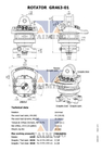GR463-01 Agricultural Hydraulic Rotator For Excavator