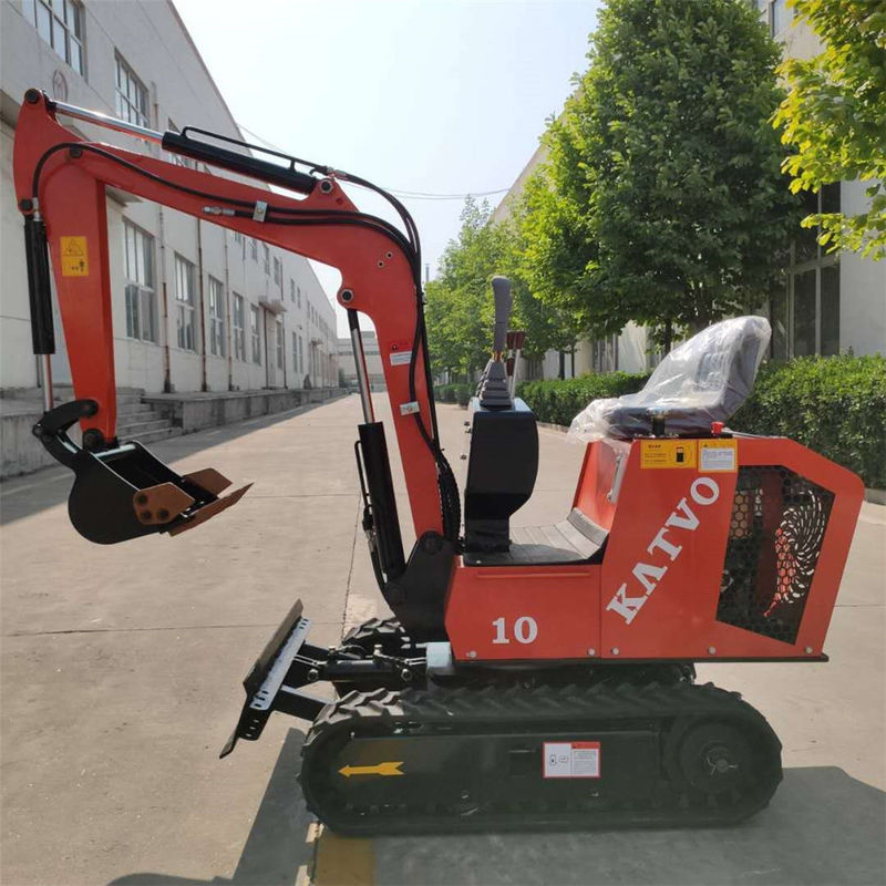 Yanmar Kubota Small Excavator Machine 1 Ton Towable Backhoe Micro Digger